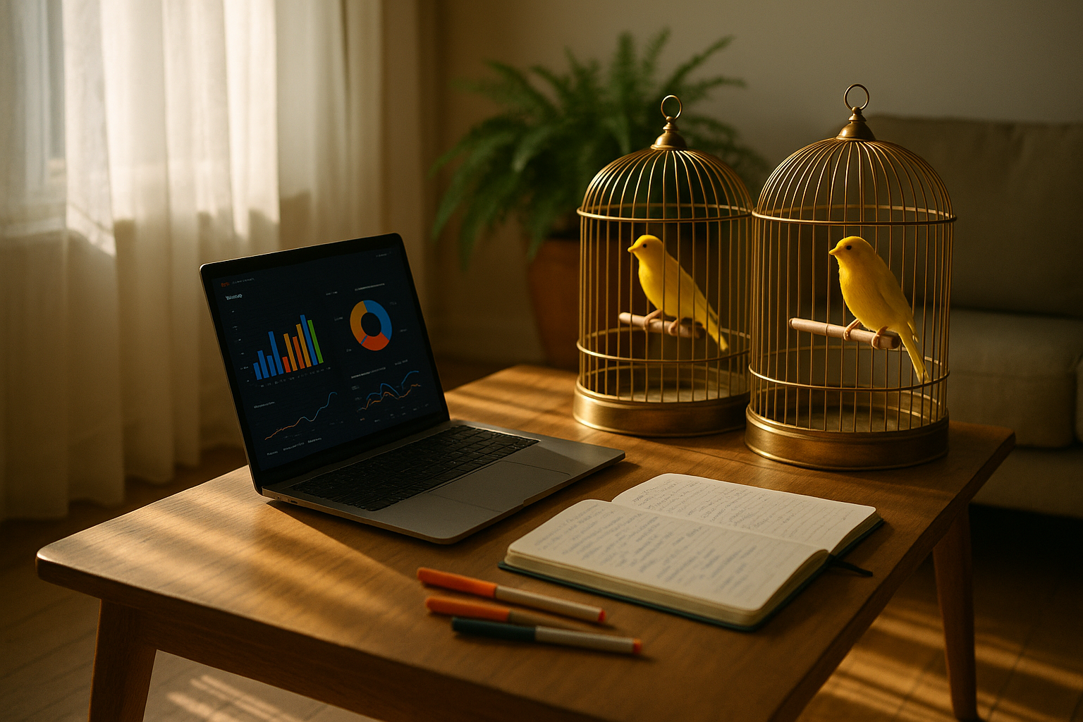 App interface of GesCría for canary breeders